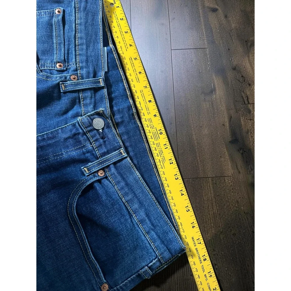 Levi's 502 Jeans Mens 34x32 Blue Denim Regular Fit Stretch Casual Everyday.